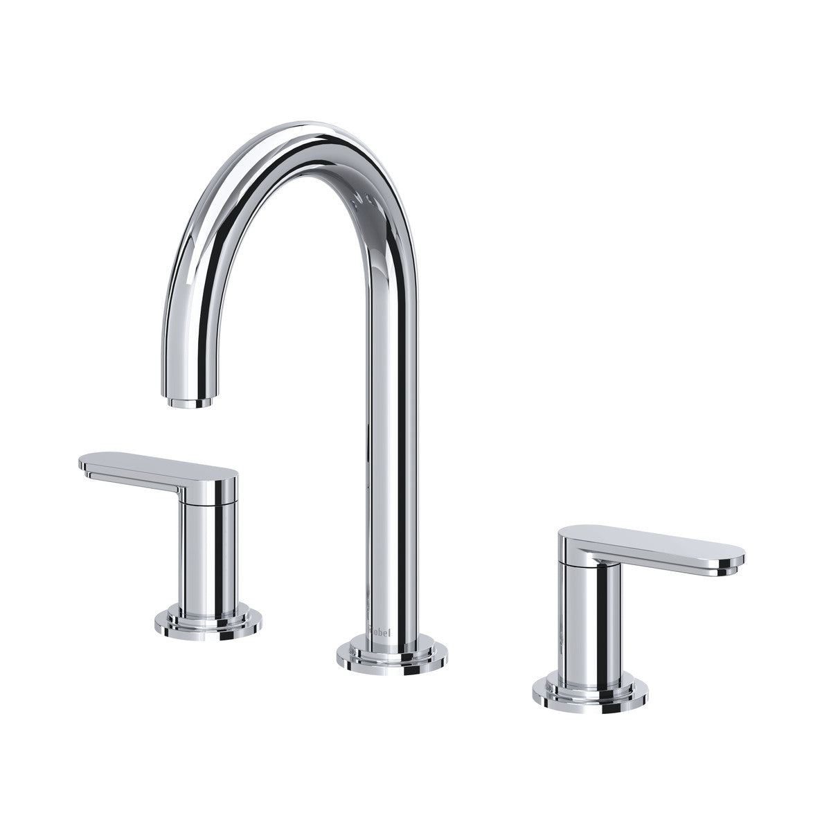 Riobel Arca Widespread Lavatory Faucet With C-Spout & Push Drain