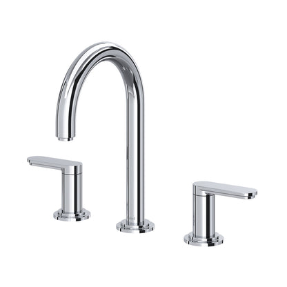 Riobel Arca Widespread Lavatory Faucet With C-Spout & Push Drain