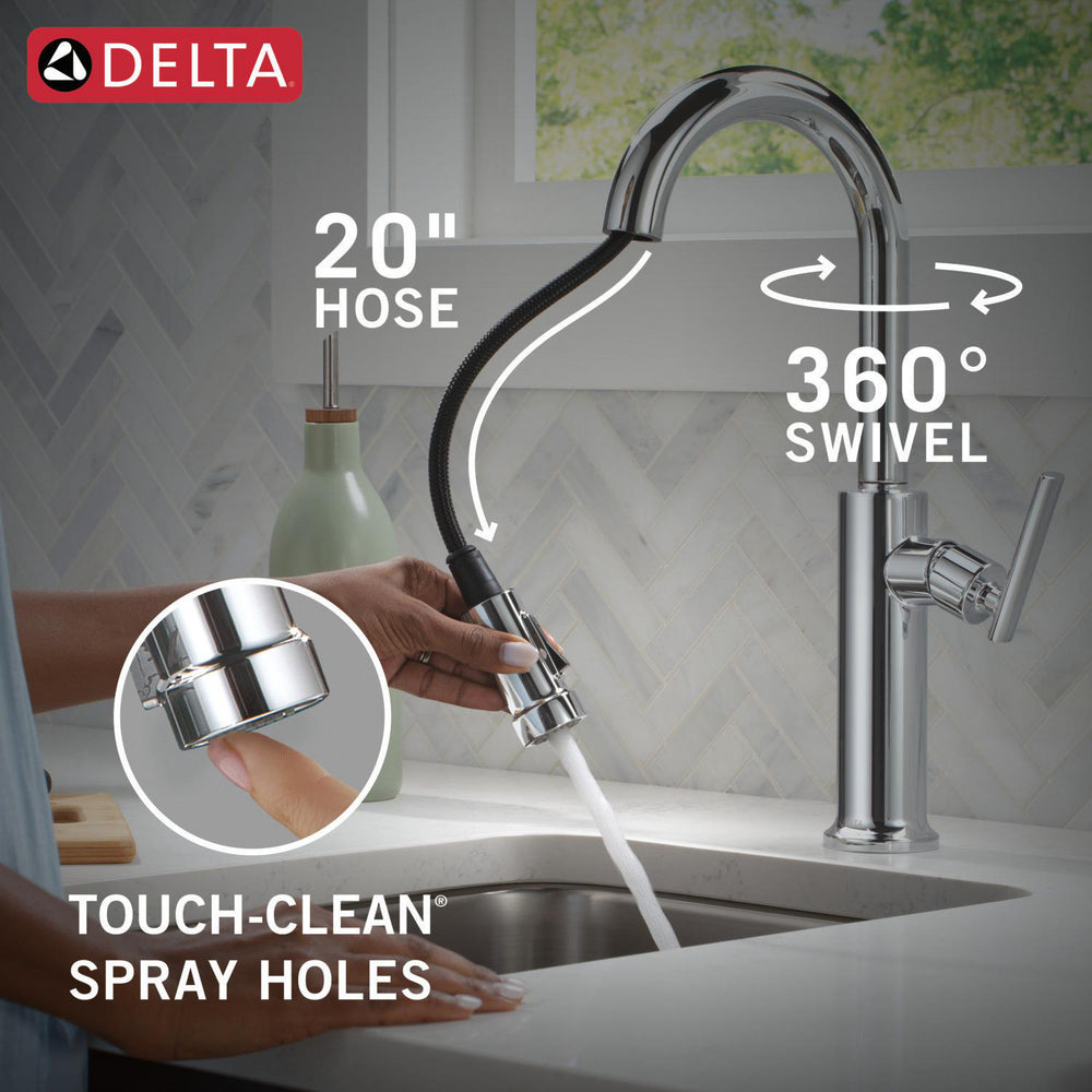 Delta Altado Pulldown Bar/Prep Faucet - 9986