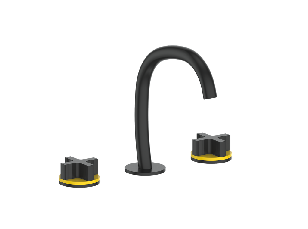 Vogt Mond 8" C.C. Lavatory Faucet With Pop-Up Drain - Cross Handle - BF.M3.1331