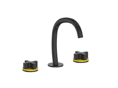 Vogt Mond 8" C.C. Lavatory Faucet With Pop-Up Drain - Cross Handle - BF.M3.1331