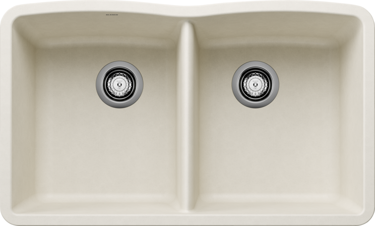 Blanco Diamond U 2 Double Bowl Silgranit Undermount Kitchen Sink