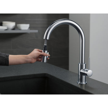 Delta Trinsic Single Handle Pull-Down Kitchen Faucet 1.8 GPM