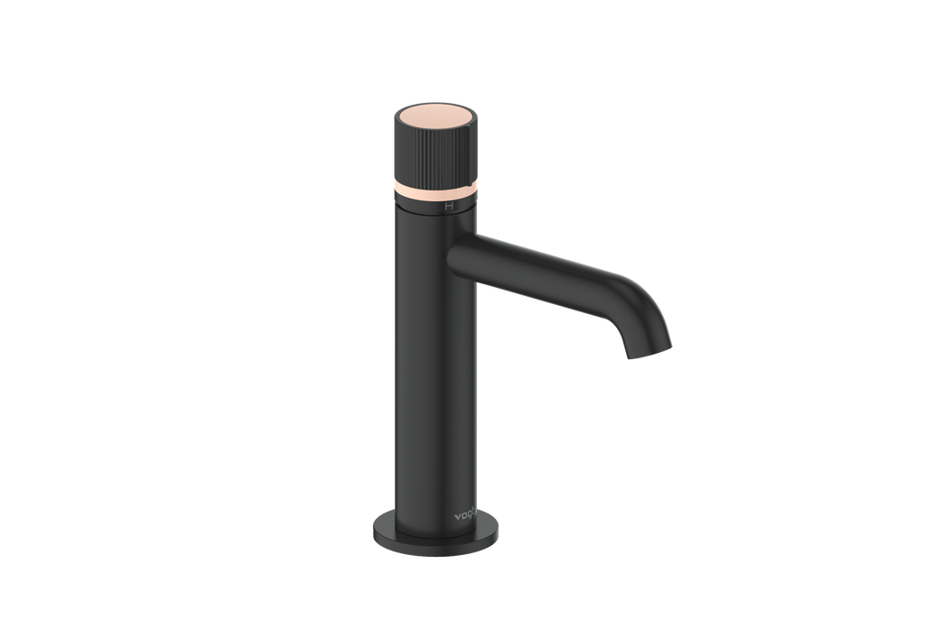 Vogt Mond Single Hole Lavatory Faucet with Pop-Up Drain - Matte Black