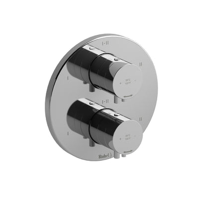 Riobel Riu 3/4" Therm & Pressure Balance Trim With 6 Functions (Share) - TRUTM46