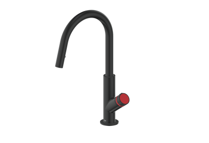 Vogt Mond 16" Kitchen Faucet in Matte Black, KF.16M1.1504.MB