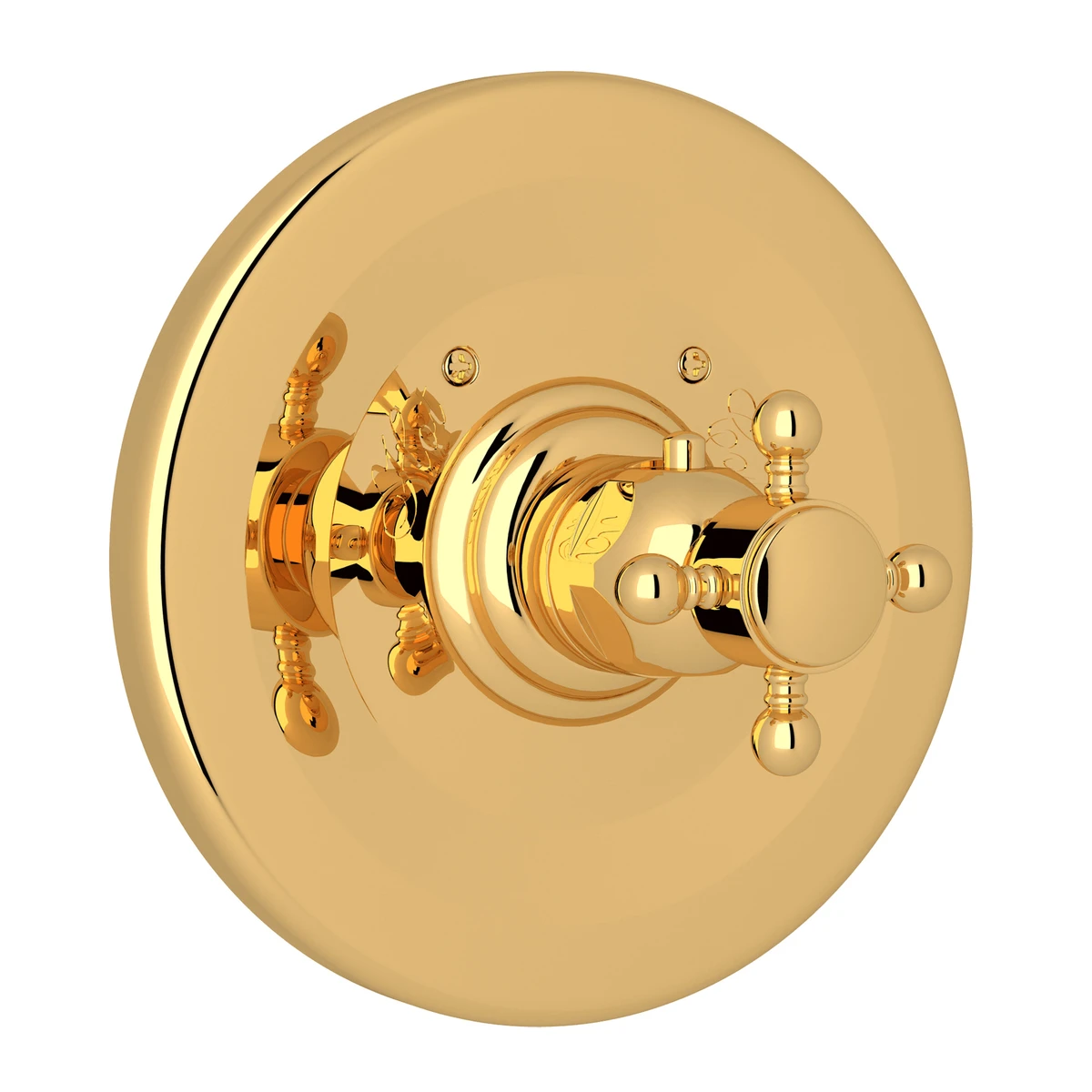 Rohl Acqui 3/4" Thermostatic Trim Without Volume Control, Cross Handles - A4914XM