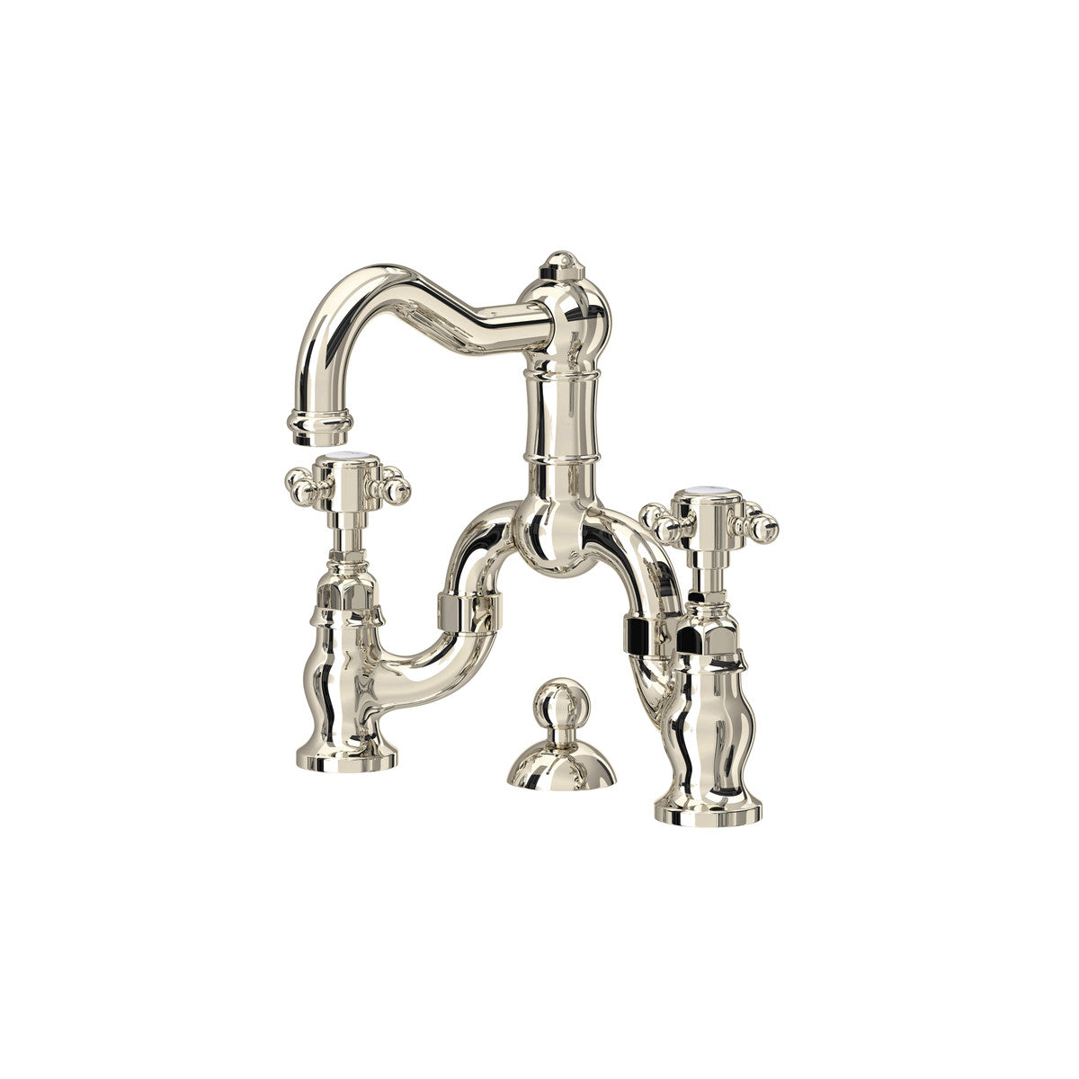 Rohl Acqui Bridge Lavatory Faucet Cross Handles - A1419XM-2