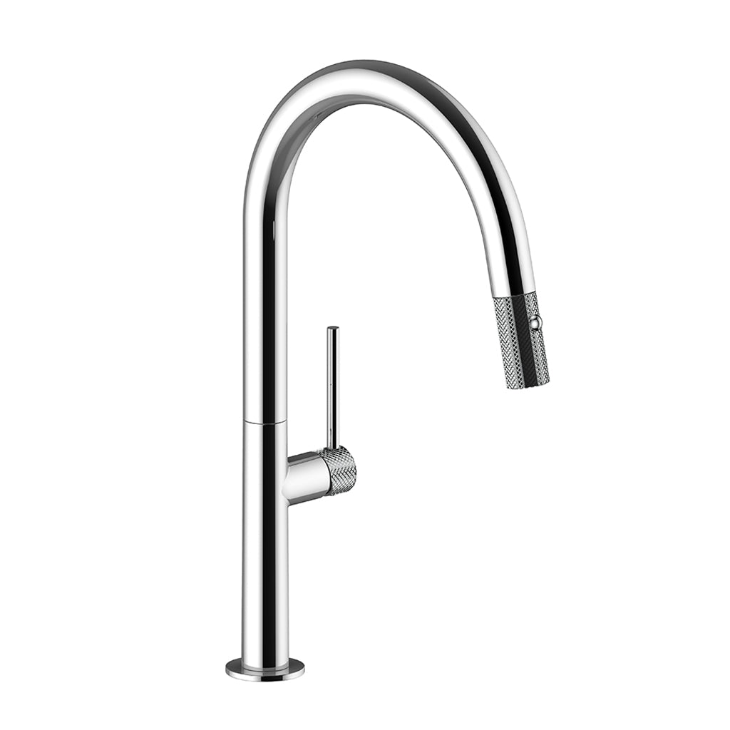 Vogt Drava Pull Down 16" Kitchen Faucet With C-Spout - KF.16D1.1214