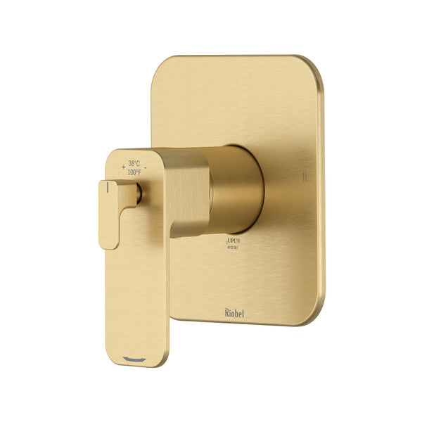 Riobel Equinox 1/2" Therm & Pressure Balance Trim With 2 Functions (No Share) - TEQ44N