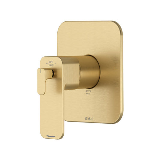 Riobel Equinox 1/2" Therm & Pressure Balance Trim With 2 Functions (No Share) - TEQ44N
