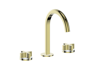 Vogt Mond 8" C.C. Lavatory Faucet With Pop-Up Drain - Cross Handle