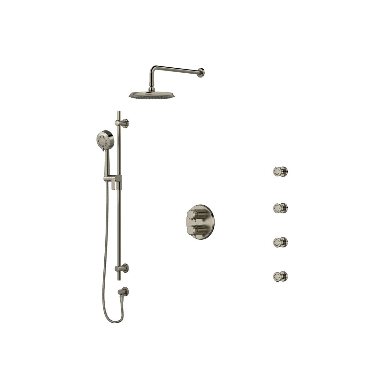 Riobel Momenti Shower Kit 446 With Rough-In Valve - KIT446MMRDJ