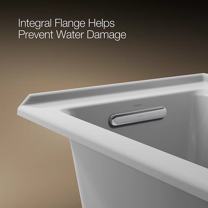 Kohler Archer 60" x 30" Alcove Bath, Right Drain