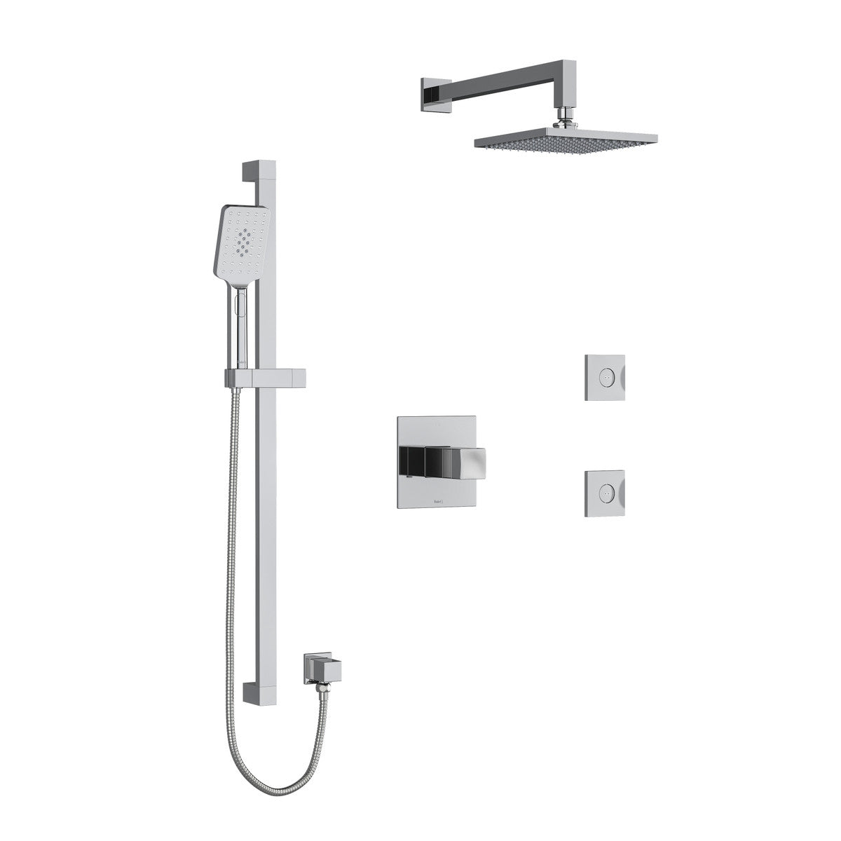 Riobel Reflet Shower Kit 3545 With Rough-In Valve - KIT3545RF