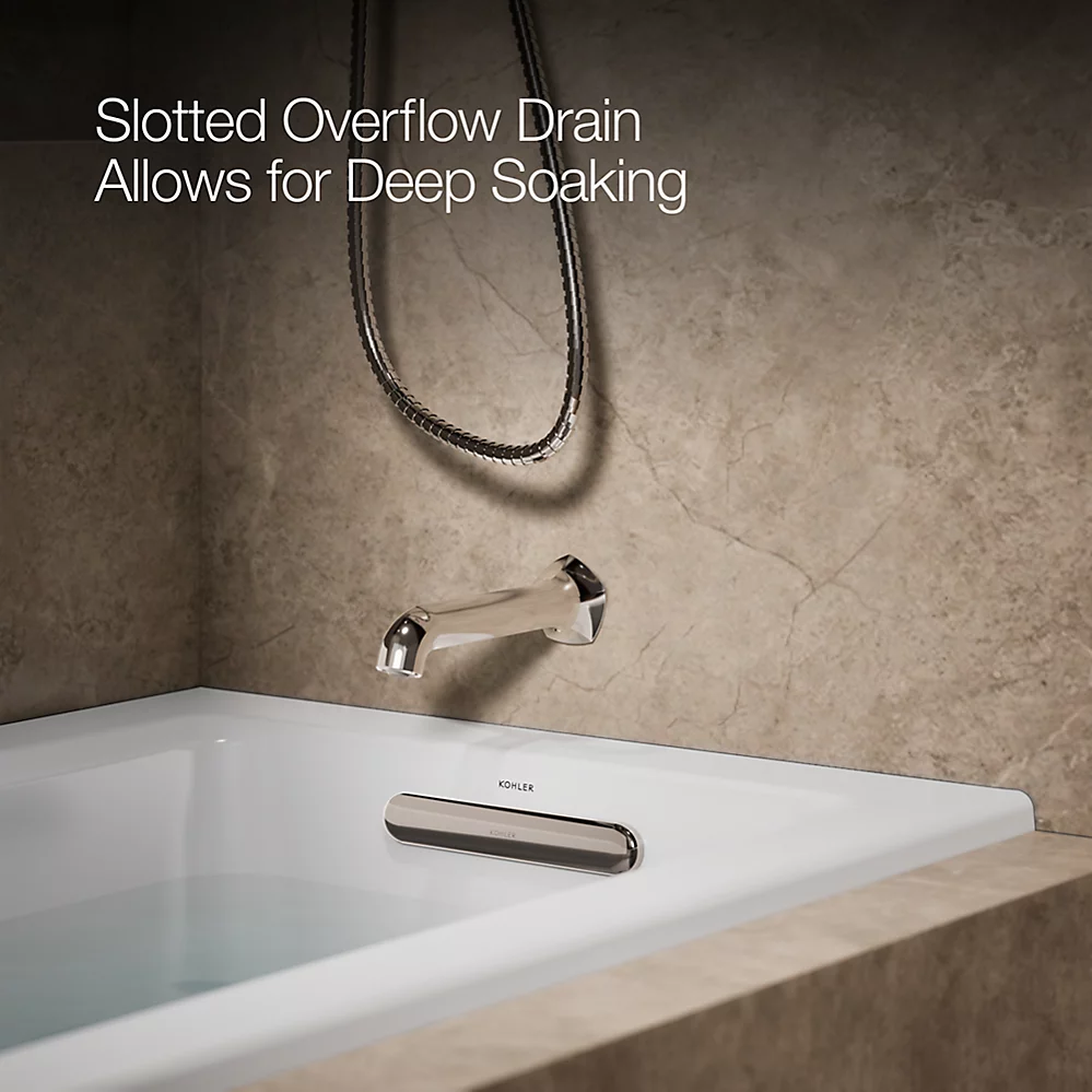 Kohler Archer 60" x 30" Alcove Bath, Right Drain