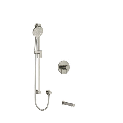 Riobel Riu Shower Kit 1244 Trim Only Knurled Handles - TKIT1244RUTMKN