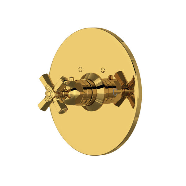 Rohl San Giovanni 3/4" Thermostatic Trim Without Volume Control, Cross Handle - A4923XM