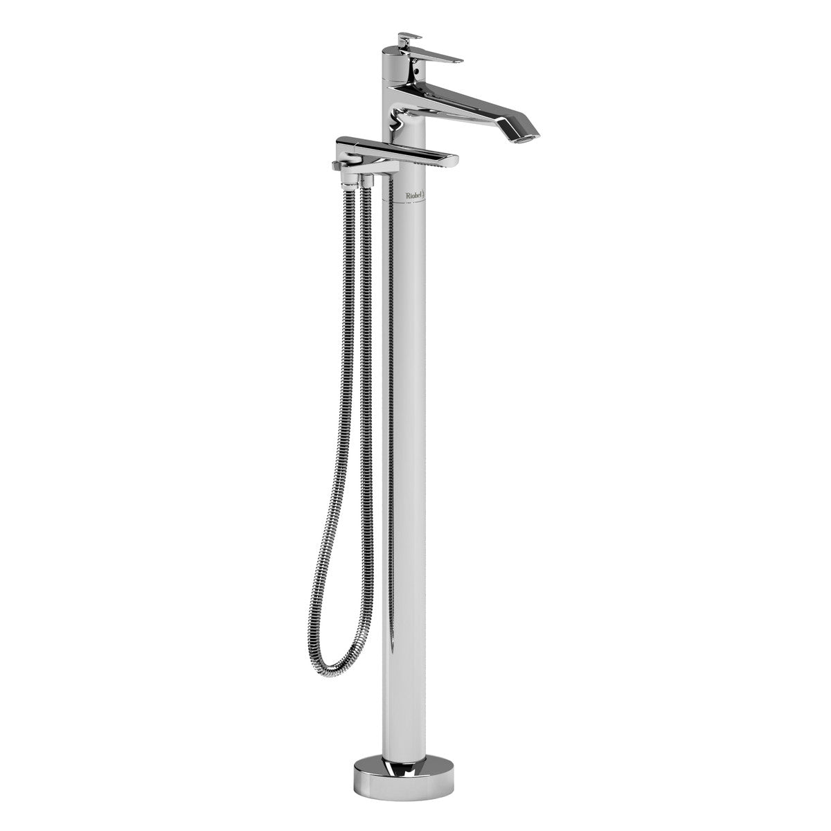 Riobel Venty Single Hole Floor Mount Tub Filler Trim 6.0 GPM