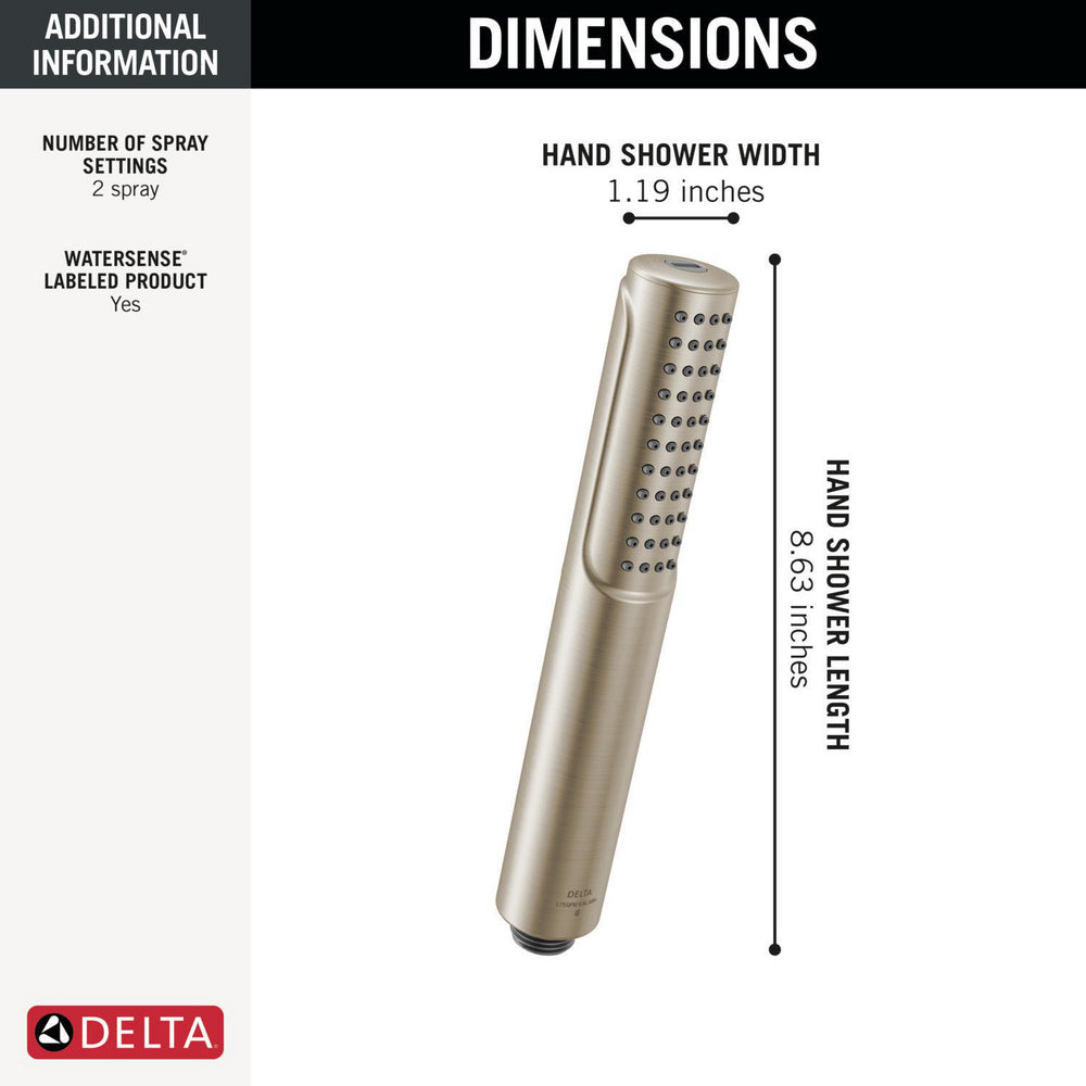 Delta 59537 Bonacci 2-Setting Hand Shower with ProClean Spray