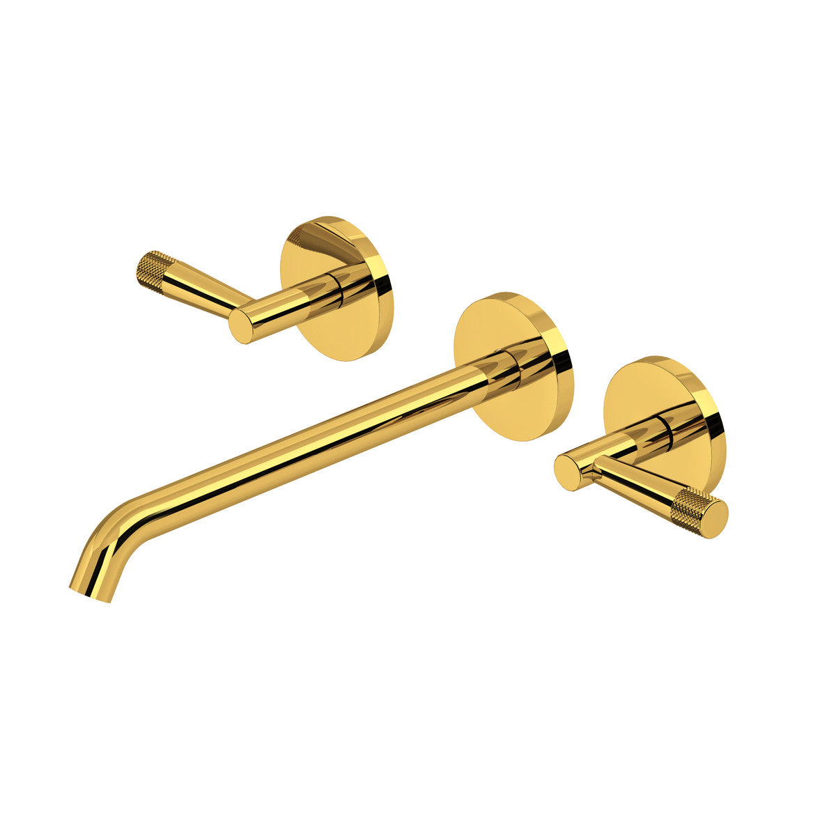 Rohl Amahle Wall Mount Tub Filler Trim With C-Spout, Lever Handles - TAM06W3LM