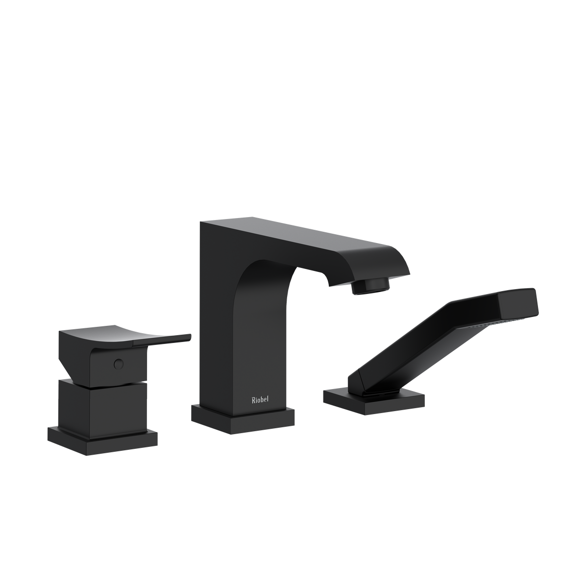 Riobel Zendo 3-Hole Deck Mount Tub Filler Trim 1.8 GPM
