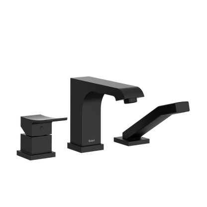 Riobel Zendo 3-Hole Deck Mount Tub Filler Trim 1.8 GPM