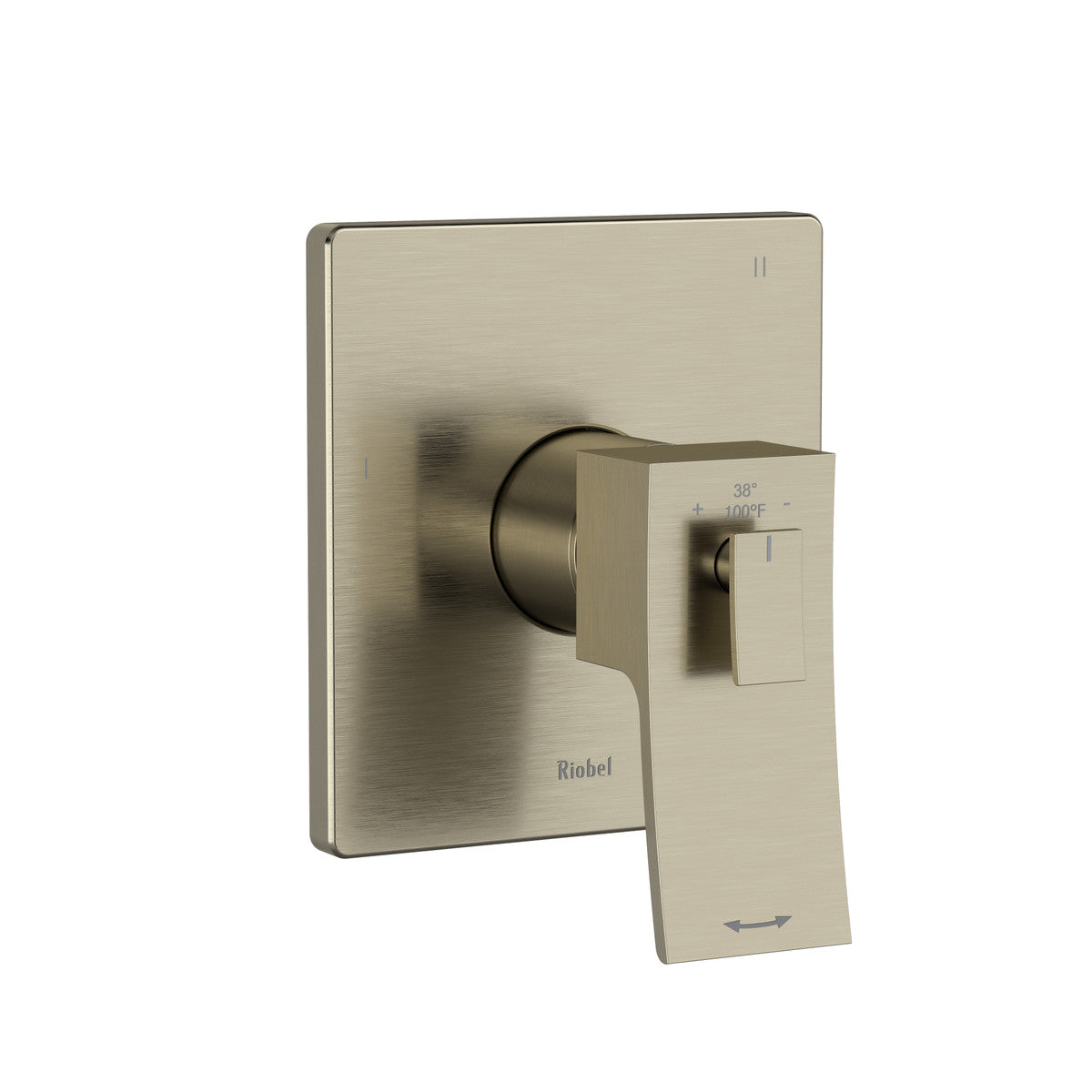 Riobel Zendo 1/2 Inch Thermostatic & Pressure Balance Trim With Up To 5 Functions