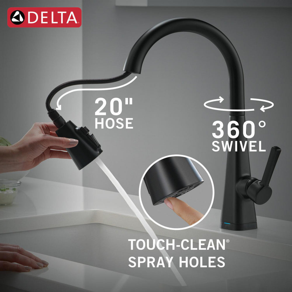 Delta Lenta Touchless Pull-Down Kitchen Faucet