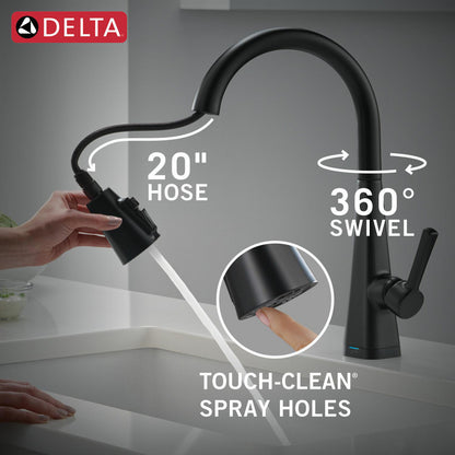 Delta Lenta Touchless Pull-Down Kitchen Faucet