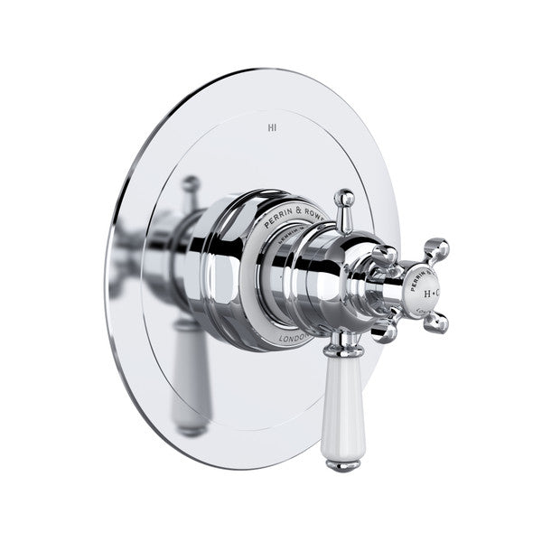 Perrin & Rowe Edwardian 1/2" Therm & Pressure Balance Trim With 3 Functions (Share) U.TEW23W1L