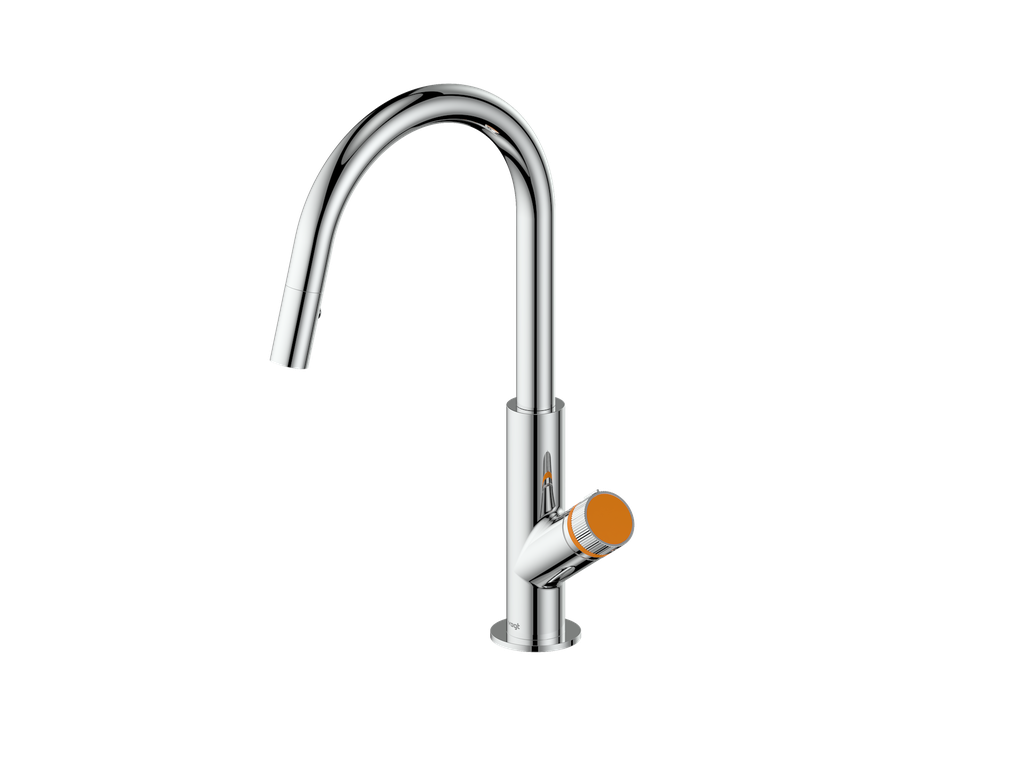 Vogt Mond 16" Kitchen Faucet in Chrome, KF.16M1.1504.CC