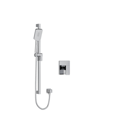 Riobel Kubik Pressure Balance Shower Kit With Rough-In
