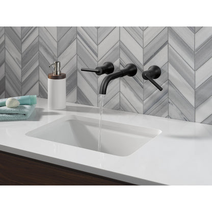 Delta T3554LF Trinsic Robinet de salle de bain mural, garniture sans poignée
