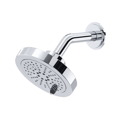 Riobel 2 GPM 5 Inch 6-Function Round Showerhead With Arm