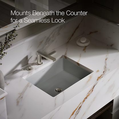 Kohler Verticyl 19-3/4" Rectangular Undermount Bathroom Sink - K-2882