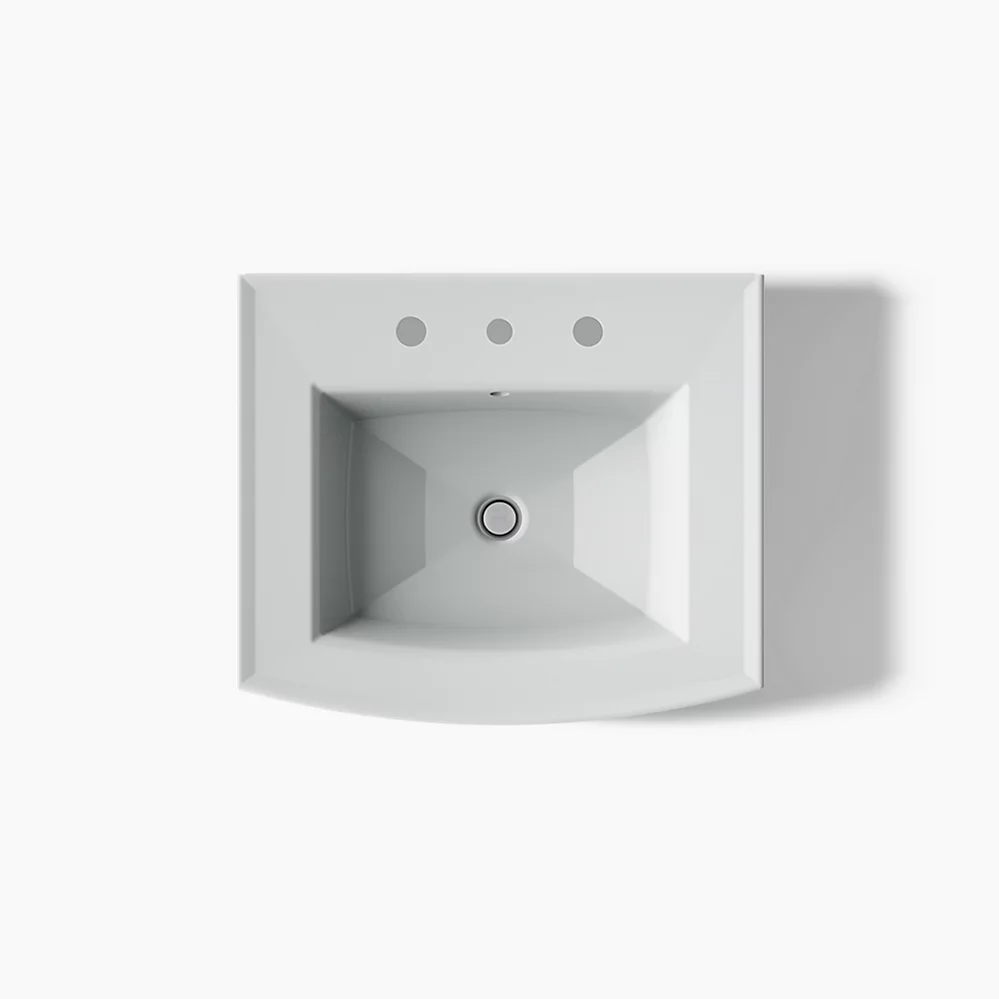 Kohler Archer 24" Rectangular Pedestal Bathroom Sink