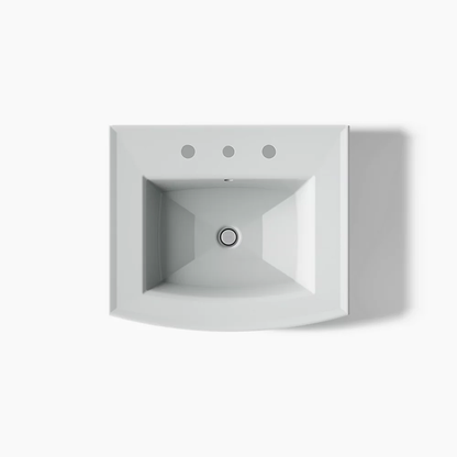 Kohler Archer 24" Rectangular Pedestal Bathroom Sink