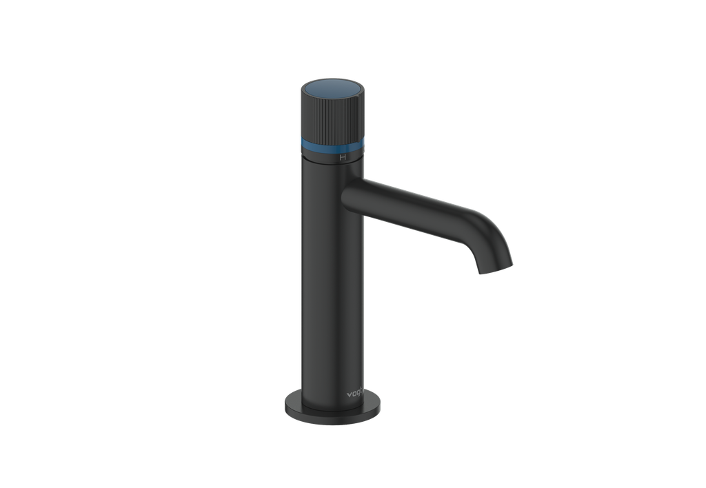 Vogt Mond Single Hole Lavatory Faucet with Pop-Up Drain - Matte Black