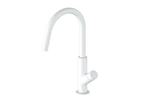 Vogt Mond 16" Kitchen Faucet in Matte White, KF.16M1.1504.MW