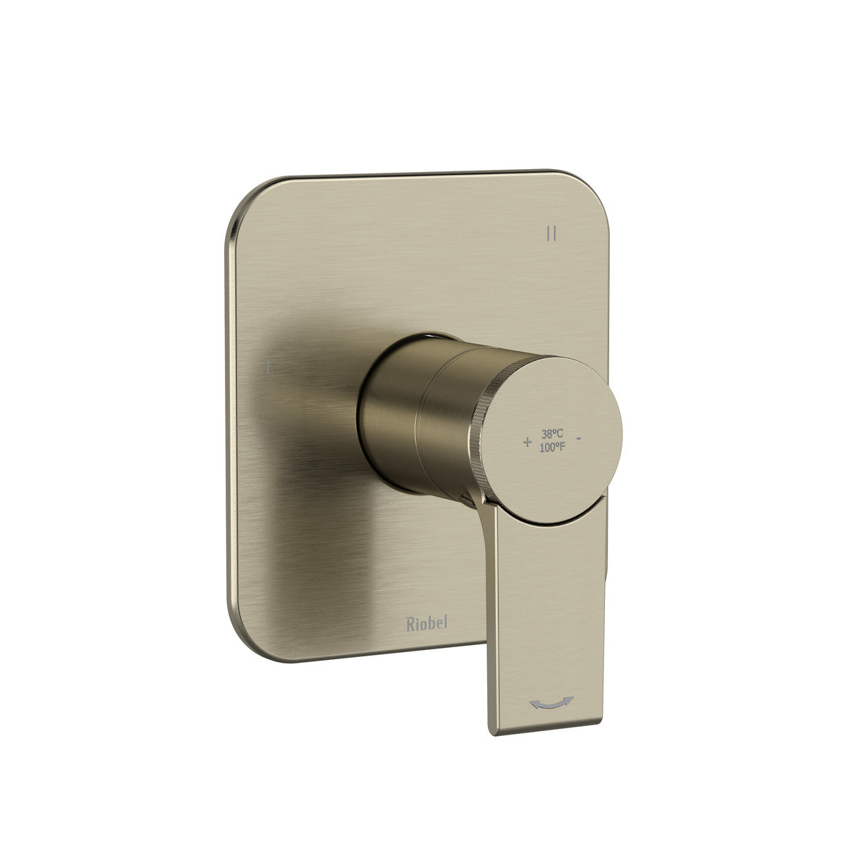 Riobel Fresk 1/2" Therm & Pressure Balance Trim With 5 Functions (Share) - TFR45