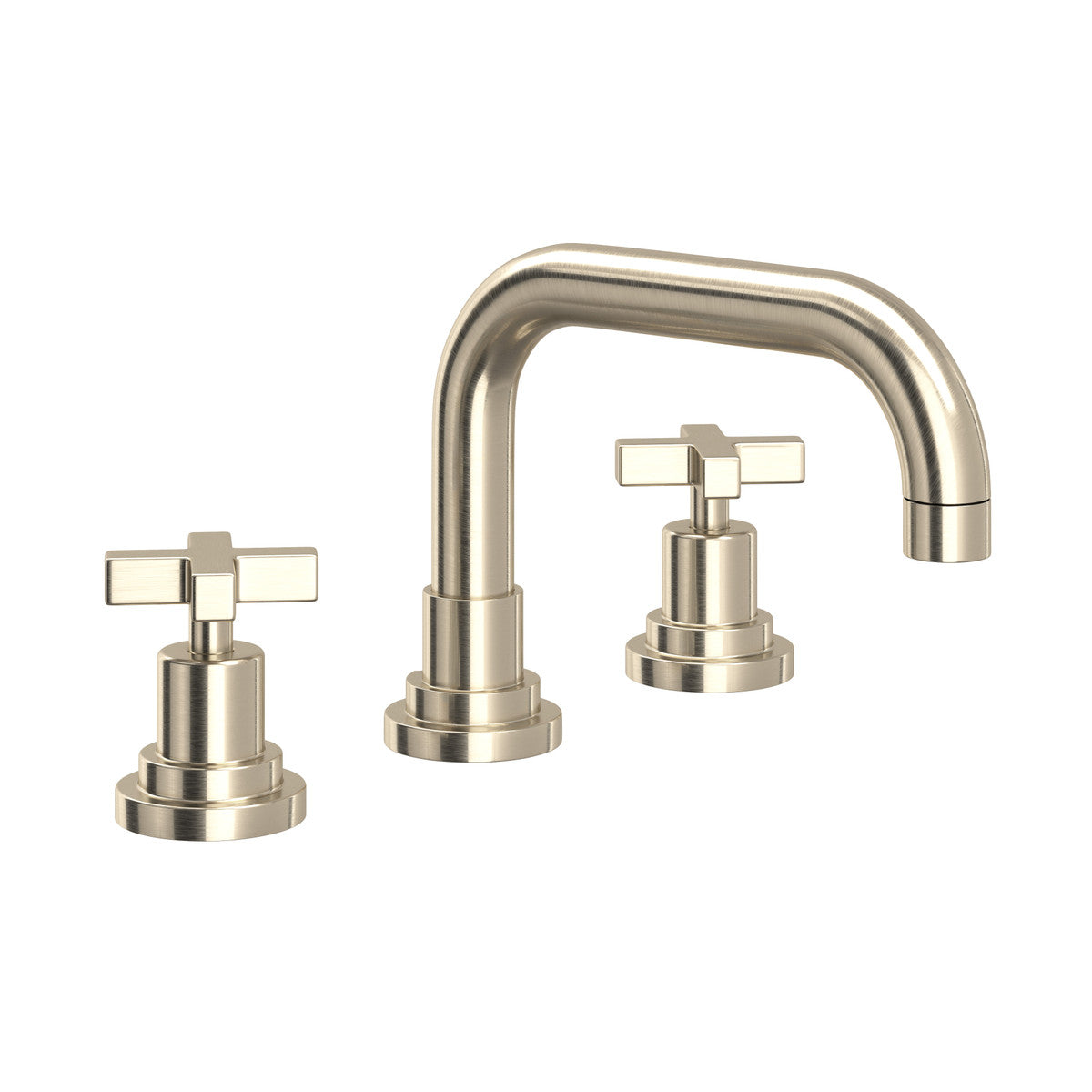 Rohl Lombardia Widespread Lavatory Faucet With U-Spout & Cross Handles - A2218XM-2