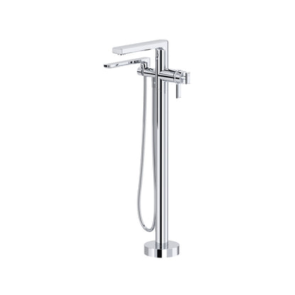 Riobel Manifesto Mitigeur thermostatique pour baignoire, montage au sol, garniture seulement - TMF39