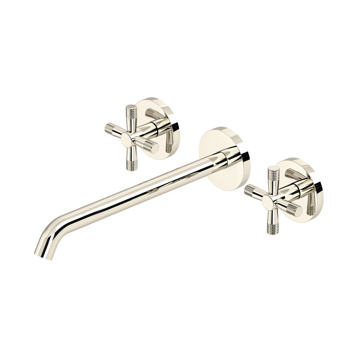 Rohl Amahle Wall Mount Tub Filler Trim With C-Spout, Cross Handles - TAM06W3XM