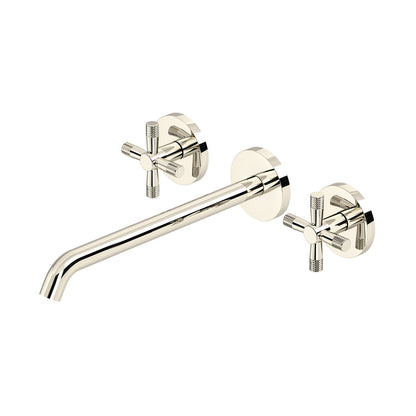 Rohl Amahle Wall Mount Tub Filler Trim With C-Spout, Cross Handles - TAM06W3XM