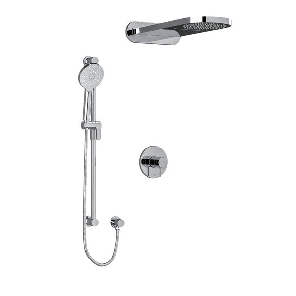 Riobel Riu Shower Kit 2745 With Rough-In Valve, Plain Handles - KIT2745RUTM