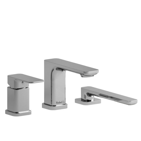 Riobel Equinox 3-Hole Pressure Balance Deck Mount Tub Filler Trim - TEQ16