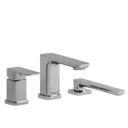 Riobel Equinox 3-Hole Pressure Balance Deck Mount Tub Filler Trim - TEQ16