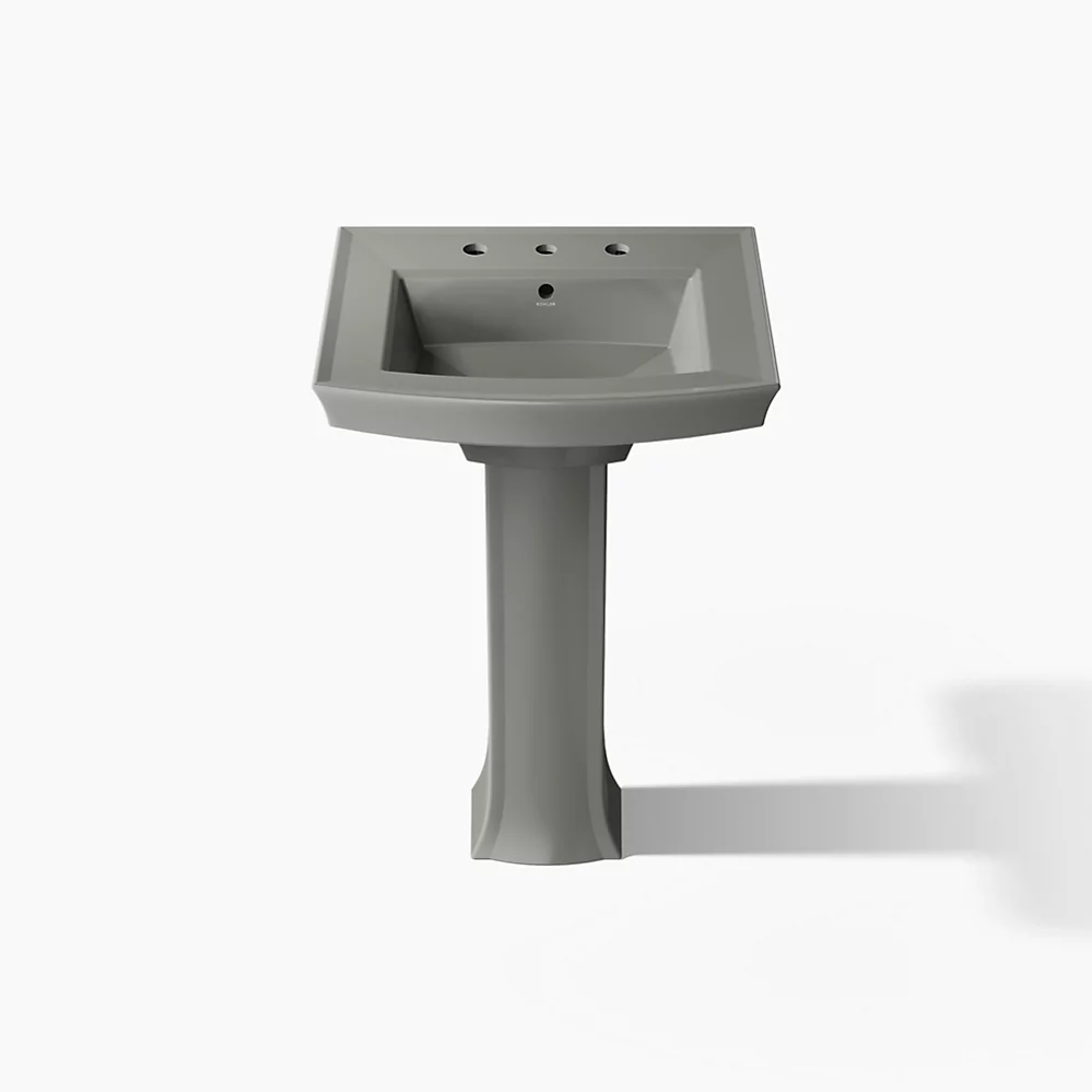 Kohler Archer 24" Rectangular Pedestal Bathroom Sink