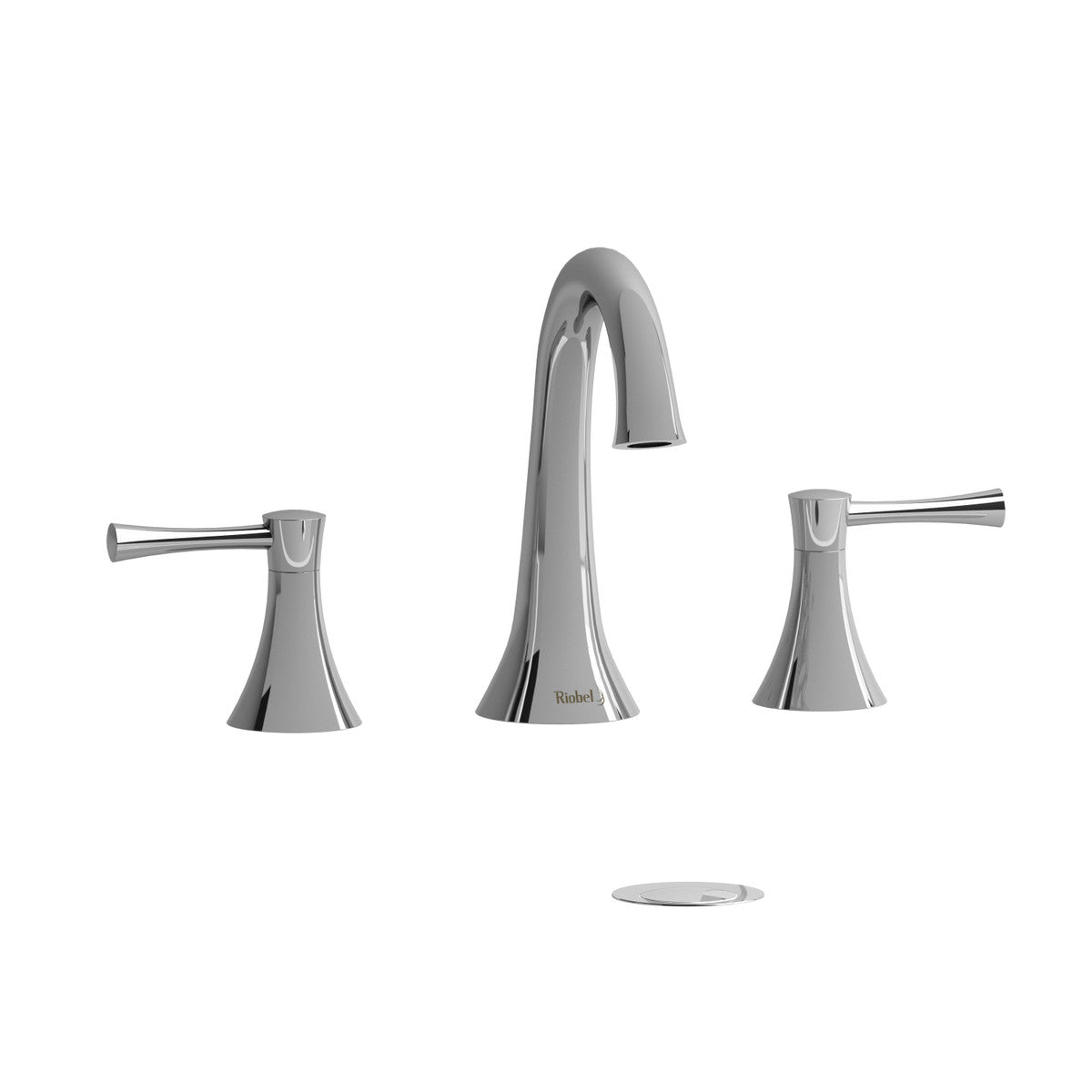 Riobel Edge Widespread Bathroom Faucet Lever Handle, ED08LC